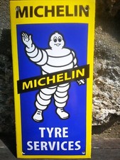 Michelin Enamel Sign no Dunlop Hutchinson Continental Pirelli Enamel Sign