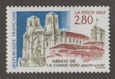 France 1993 #2357 Tourism Series: Chaise-Dieu Abbey - MNH
