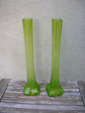 grande paire de vase en verre