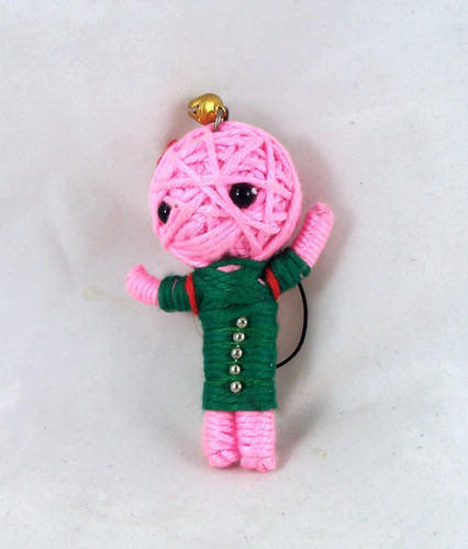 Voo doo doll pink christmas - doo,
