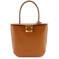 DELVAUX One handle Handbag Brown Calfskin Women