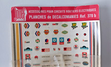 CIRCUIT ROUTIER JOUEF - LOT DE 3 PLANCHES DE DECALCOMANIES 378 B