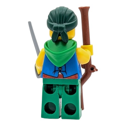 Lego figurine pirate - lego, vert/bleu