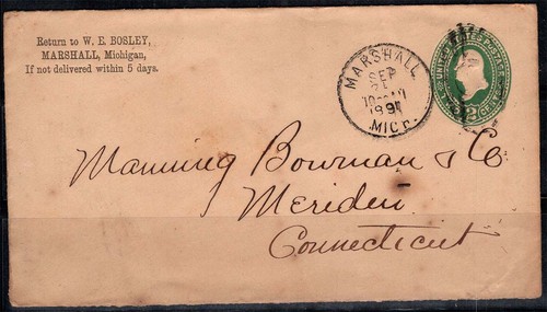 états unis 1891 entiers - États-unis,