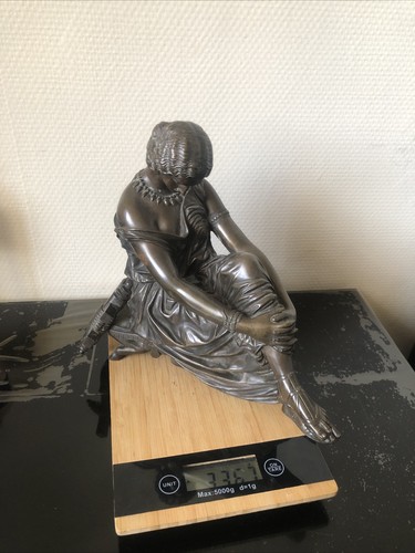 Sculpture bronze sappho de - bronze,