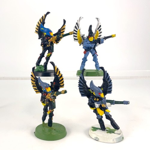 Swooping hawks métal - x4,
