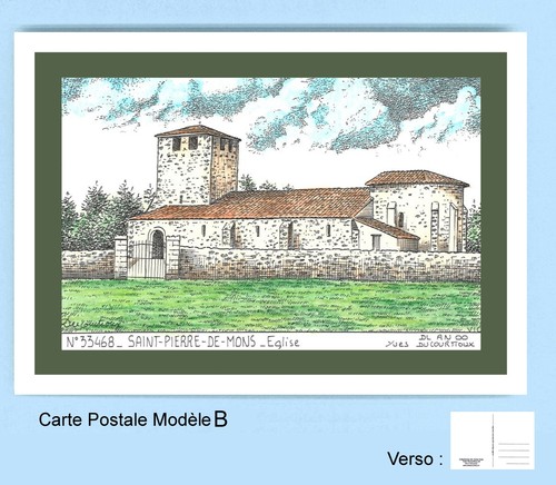 33468 carte postale - b,