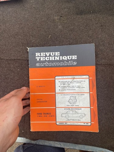 Revue technique ford taunus - revue,