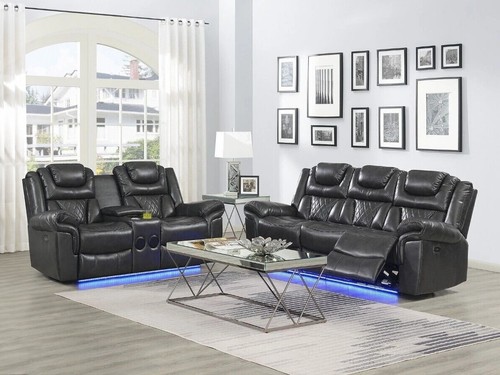 New 2pc led power recliner - 2pc,