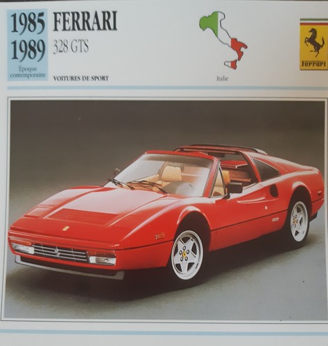 Ferrari 328 gts 1985 1989 - gts, "