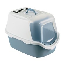 Maison de toilette Cathy Easy clean  bleu acier 40 x 56 x H40 cm pour chat