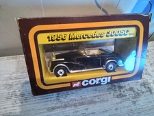 ANCIEN JOUET CORGI TOYS MERCEDES 300 SC 1956 TOLE BOITE 1/35 DINKY
