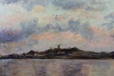 Huile sur panneau signée et