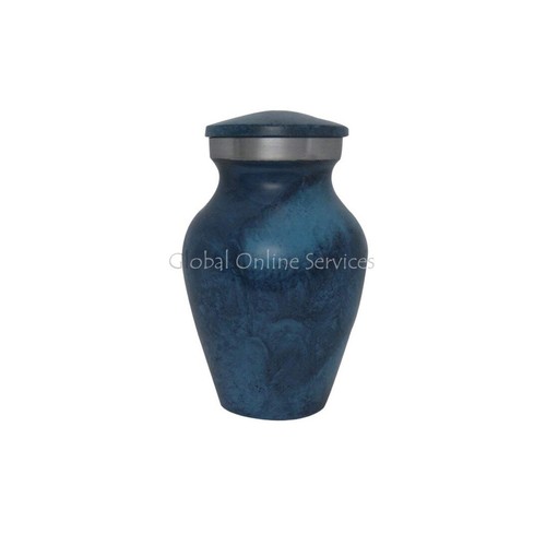 Aluminium urne eau bleu - eau, petit