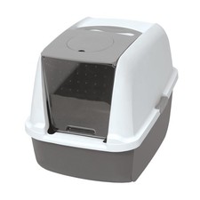 Chat Maison de Toilette Gris