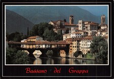 ITALY BASSANO DEL GRAPPA OLD BRIDGE AND HISTORIC CENTER