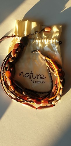 Nature bijoux collier rangs - nature,
