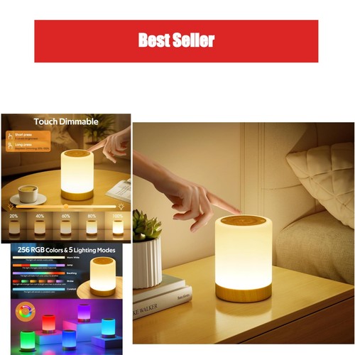Lampe chevet tactile 256 - lampe,