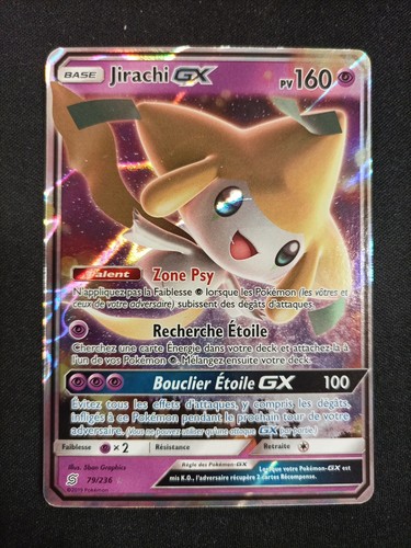 Carte pokémon jirachi - carte, gx