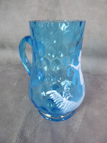 Jolie chope ancienne verre - jolie,