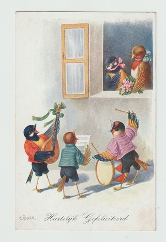 Oiseaux humanisés - ,