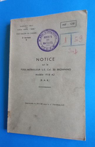 Livre notice fusil - livre,