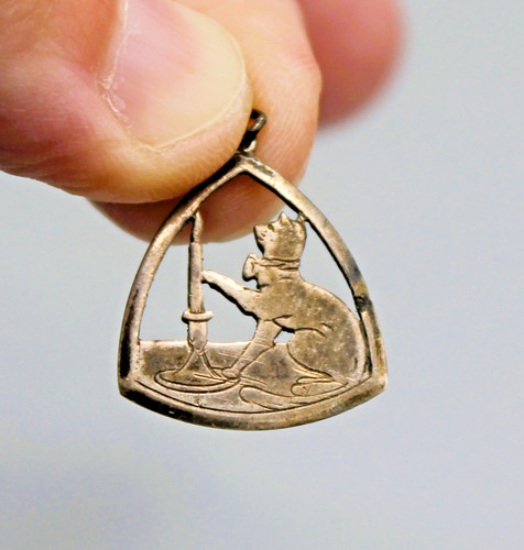 Beau pendentif ancien medaille - pendentif,
