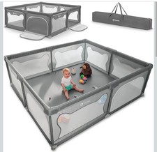 LIONELO WILLOW XL Parc Bébé Pliable,  Grand Espace de 187 cm x 207 cm x 68 cm  