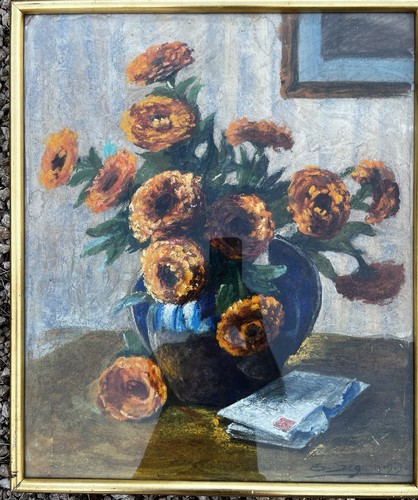 Tableau bouquet fleurs - :,