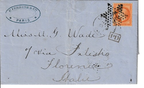 Bbb301 france lettre paris - france,