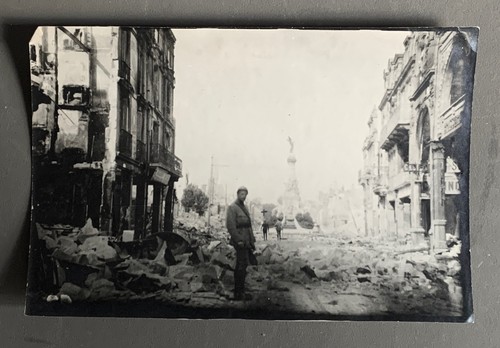 Photo ancienne ww1 reims - ancienne,