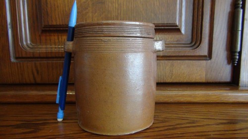 Ancien pot gres graisse - ancien, à