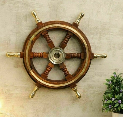 Roue bateau six rayons - bateau,