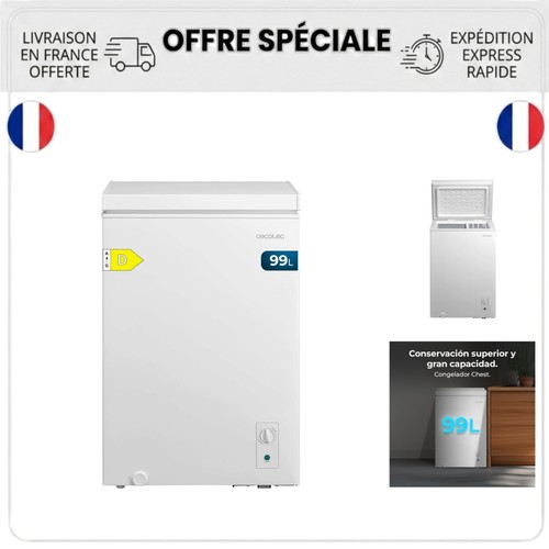 Cecotec congélateur coffre - congélateur,
