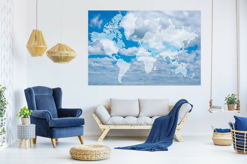 Nuages célestes b521 carte - nuages, 3d