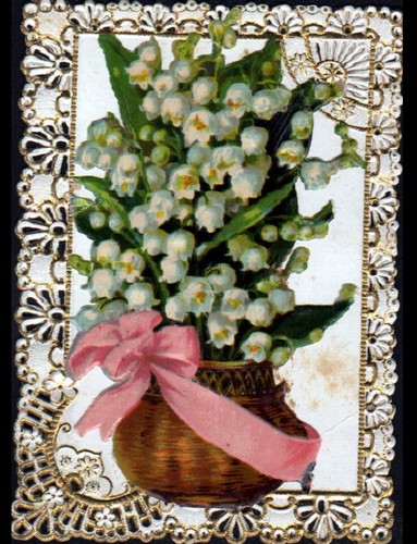 Pot muguet carte - de,
