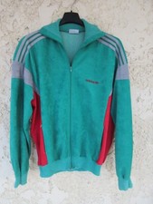 Veste ADIDAS CHALLENGER vintage vert Ventex jacket années 80 giacca felpa 180 L