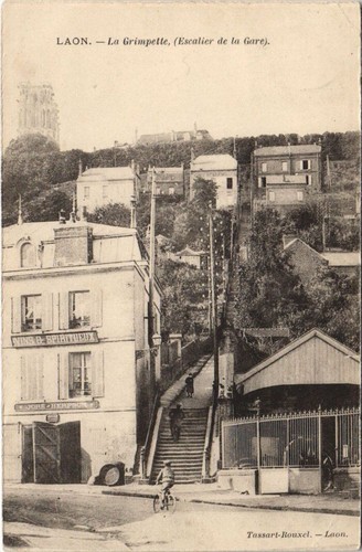 Cpa laon grimpette - laon,