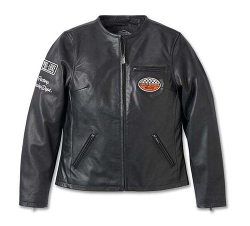 Harley davidson veste cuir - veste,