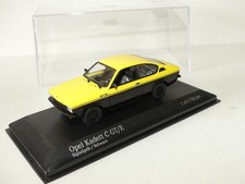 OPEL KADETT C  GT/E Jaune et Noir MINICHAMPS 1:43
