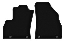 Tapis de sol avant en velours noir pour Peugeot Bipper 2007-2017 