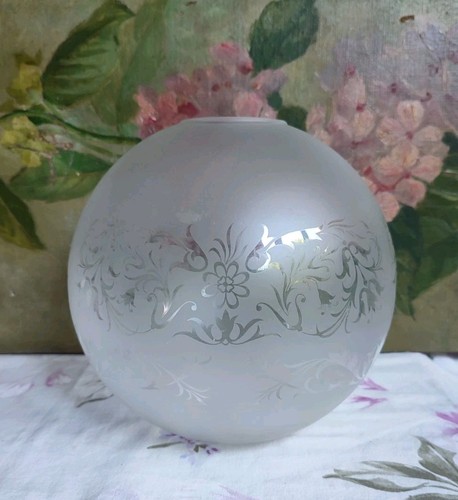 Ancien gros globe verre - en,