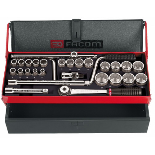 Coffret douille pans - coffret, 1/2