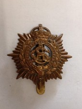 Original English Military Badge Cap Badge Royal Service Corps 