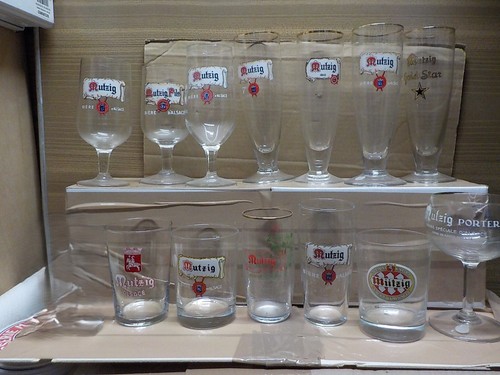 Verre ancien biere - 13,