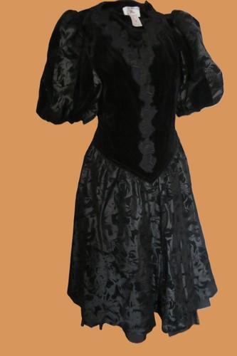 Robe soiree vintage velours - soiree,