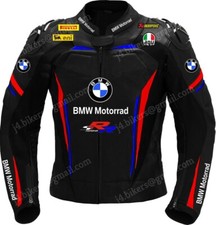BMW Veste en Cuir de Motard
