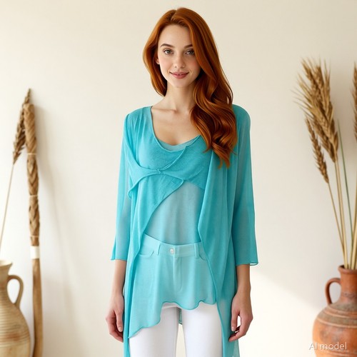Lagenlook robe tunique - robe,