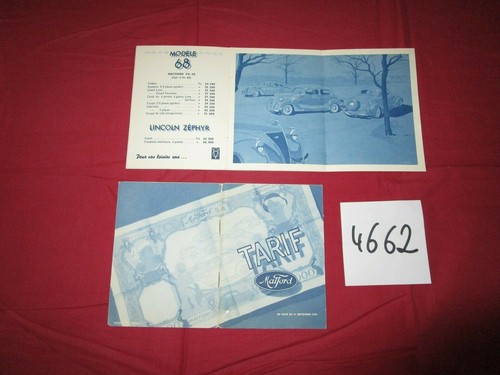4662 matford catalogue - n°4662, /