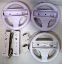 Nintendo Wii Accessories Lot Wii Remote Steering Wheel Motion Plus